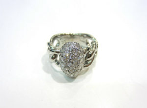 セリーヌ　Pt900　リング