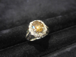 Pt900「ブラウンダイヤ2.07ct　リング」買い取りました！