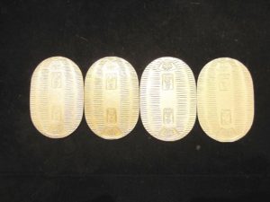 貴金属「純銀　シルバー1000　小判×4枚」買い取りました！