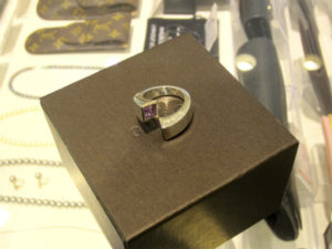 グッチ　アメシスト付リング