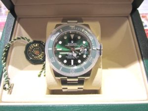 ロレックス「グリーンサブマリーナ　116610LV」買い取りました！