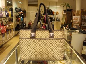 セリーヌ　マカダム　トートバッグ
