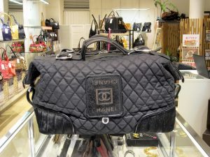シャネル　マトラッセ　ボストンバッグ