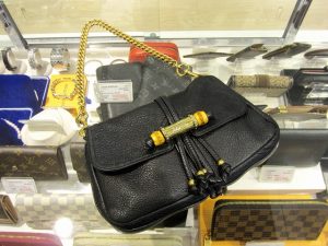グッチ　バンブー　チェーンバッグ