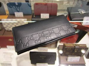 グッチ　グッチシマ　ファスナー長財布