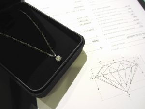 ティファニー　ソリテール　ネックレス　D0.23ct