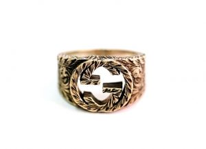 グッチ　インターロッキングG　リング