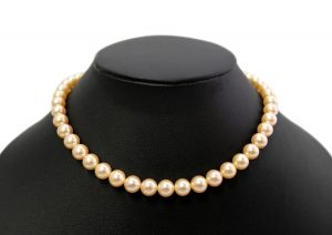 ミキモト　K18YG　ゴールデンパール　ネックレス