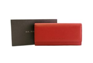 バーバリー　ファスナー長財布