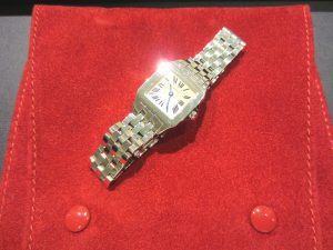カルティエ　サントスドゥモワゼルSM　ピンクシェル