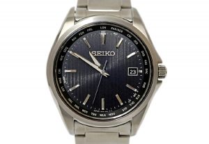 SEIKO　腕時計　チタン　ワールドタイム