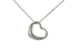 ティファニー　シルバー925　オープンハート　ネックレス