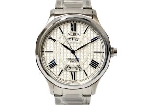 アルバ　腕時計　デイデイト　QZ