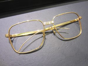 貴金属「K18　眼鏡フレーム」買い取りました！