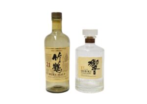 サントリー　響17年・竹鶴21年　空瓶　2本セット