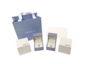 カナル4℃　シルバー　アナと雪の女王　ペアネックレス