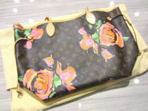 ルイヴィトン　モノグラムローズ　ネヴァーフルMM