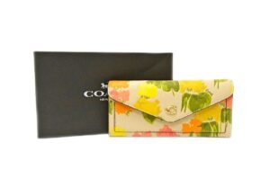 販売商品】コーチ「ウィン ソフト ウォレット・フローラル プリント 長