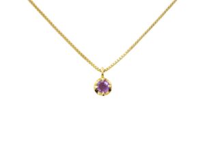 ヴァンドーム青山　K18YG　アメシスト　アメジスト　ネックレス