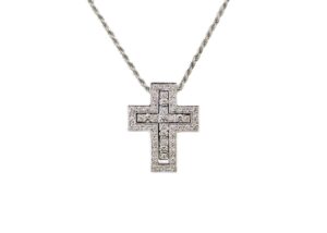 ダミアーニ　K18WG　ベルエポック　ネックレス　XS