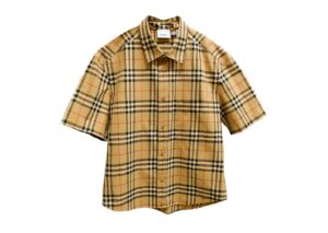 バーバリー　ノバチェック　半袖シャツ　#M