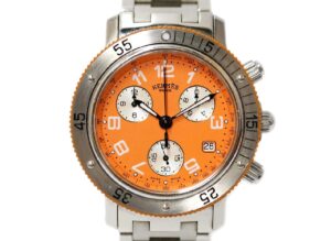 エルメス　クリッパー　ダイバー　クロノグラフ　QZ