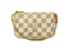 ルイヴィトン　ダミエアズール　ミニポシェットアクセソワール