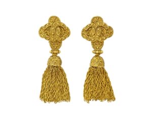 シャネル　94A　フリンジ　イヤリング