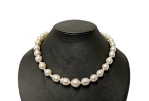 バロックパール　シルバー　ネックレス