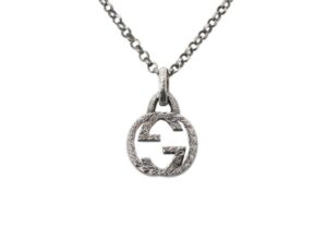 グッチ　シルバー925　インターロッキングG　ネックレス