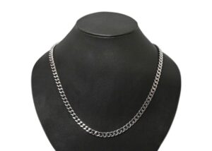 Pt850　喜平ネックレス　2面シングル　60cm　98.7g