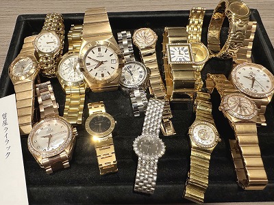 貴金属　K18　金無垢時計大量