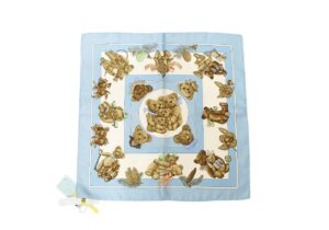 エルメス　シルク100%　スカーフ　心の友　カレ40